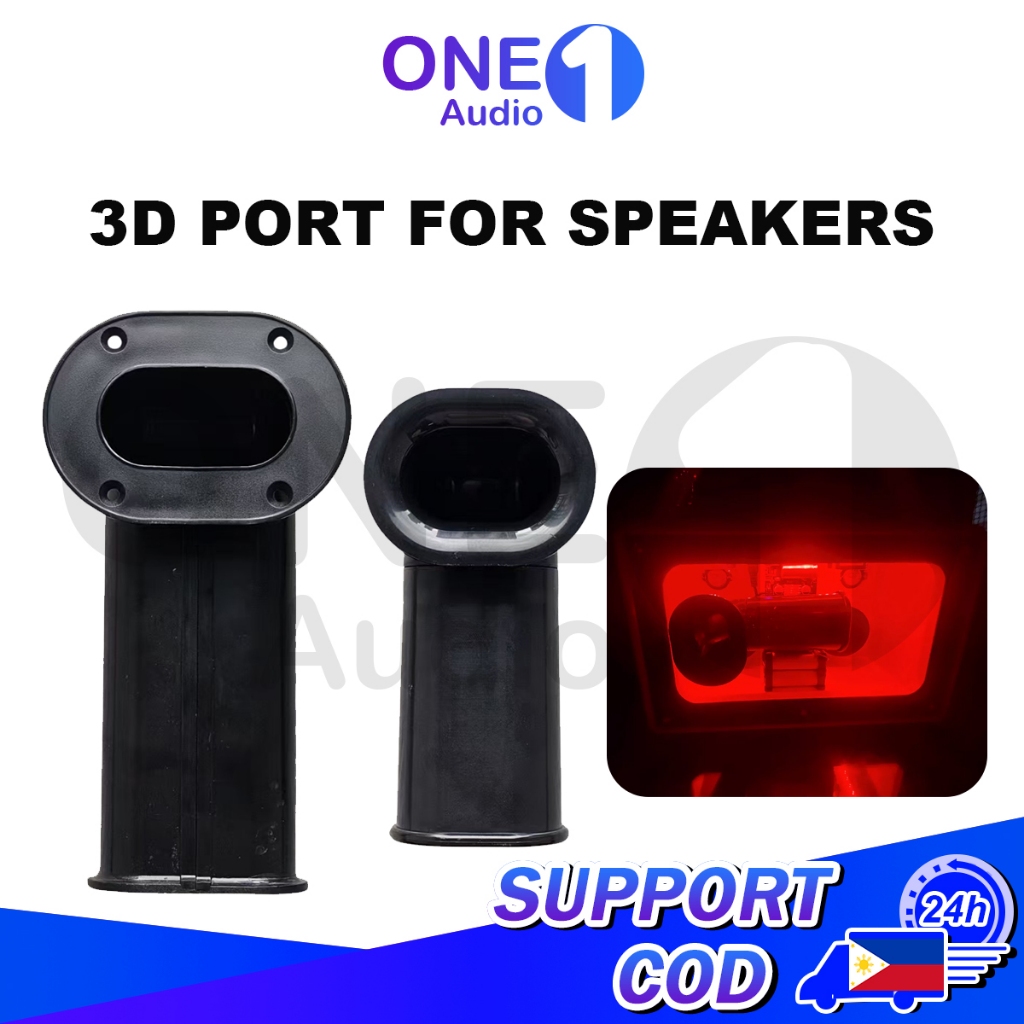 OneAudio 3D Port for Speakers Sound Vent Pipes for Speakers Curved Air