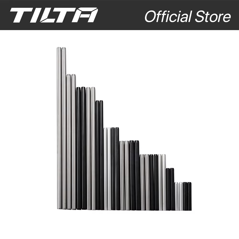 TILTA 15mm Aluminum Alloy Rods 100/150/200/300 mm for Dslr Camera Rail ...