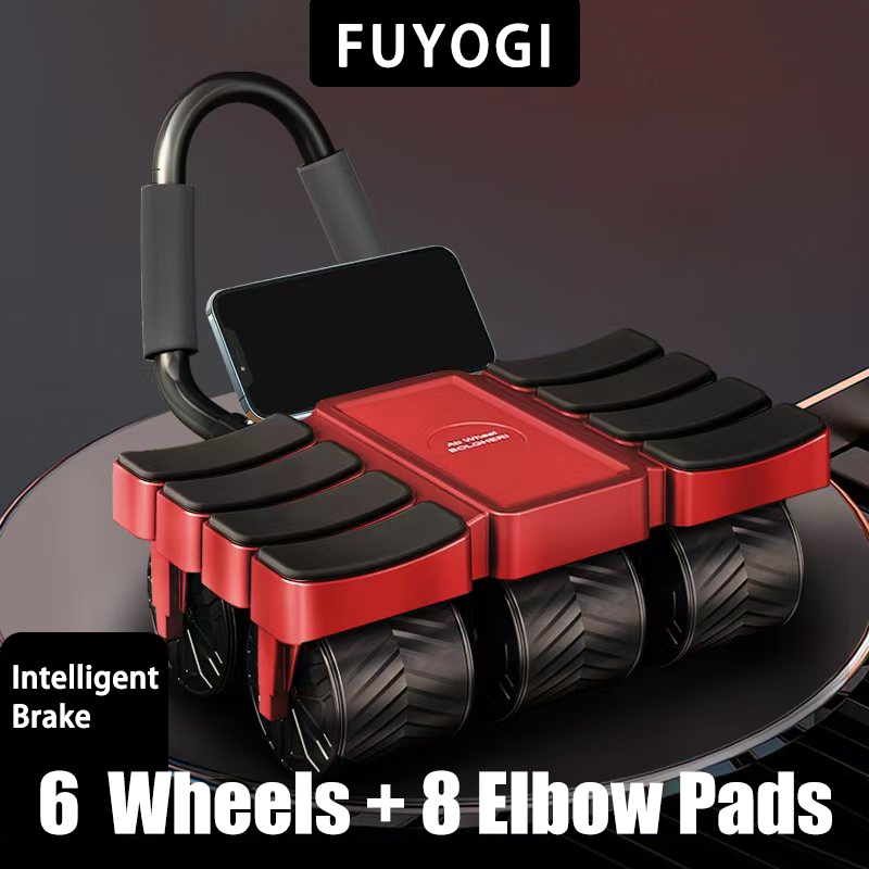 FUYOGI Abdominal Wheel Roller Automatic Rebound Professional Elbow ...