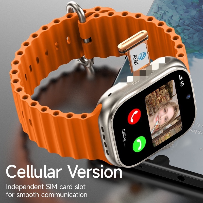 Top S9 Ultra Smart Watch With Slot For SIM Card GS37 4G Dual Camera ...