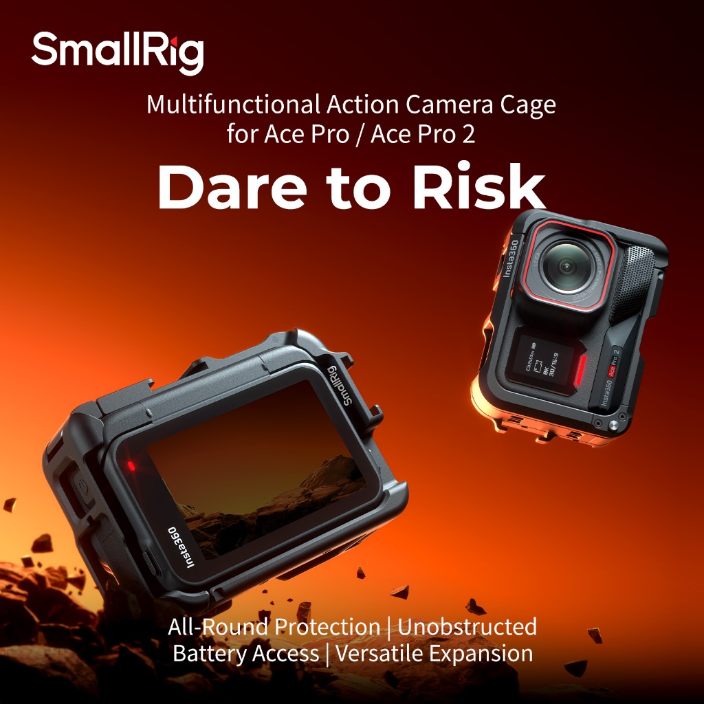 SmallRig Multifunctional Action Camera Cage for Ace Pro / Ace Pro 2 ...