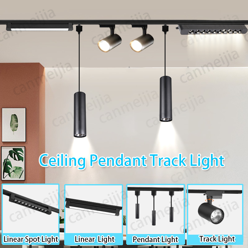 Led Track Light Ceiling Light Pendant Lamp Grille Folding Flood Spot ...