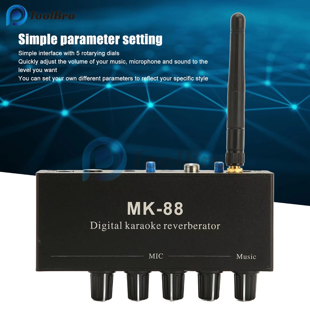 summina Karaoke mixer, reverberator 99 DSP digitale audio-effecten