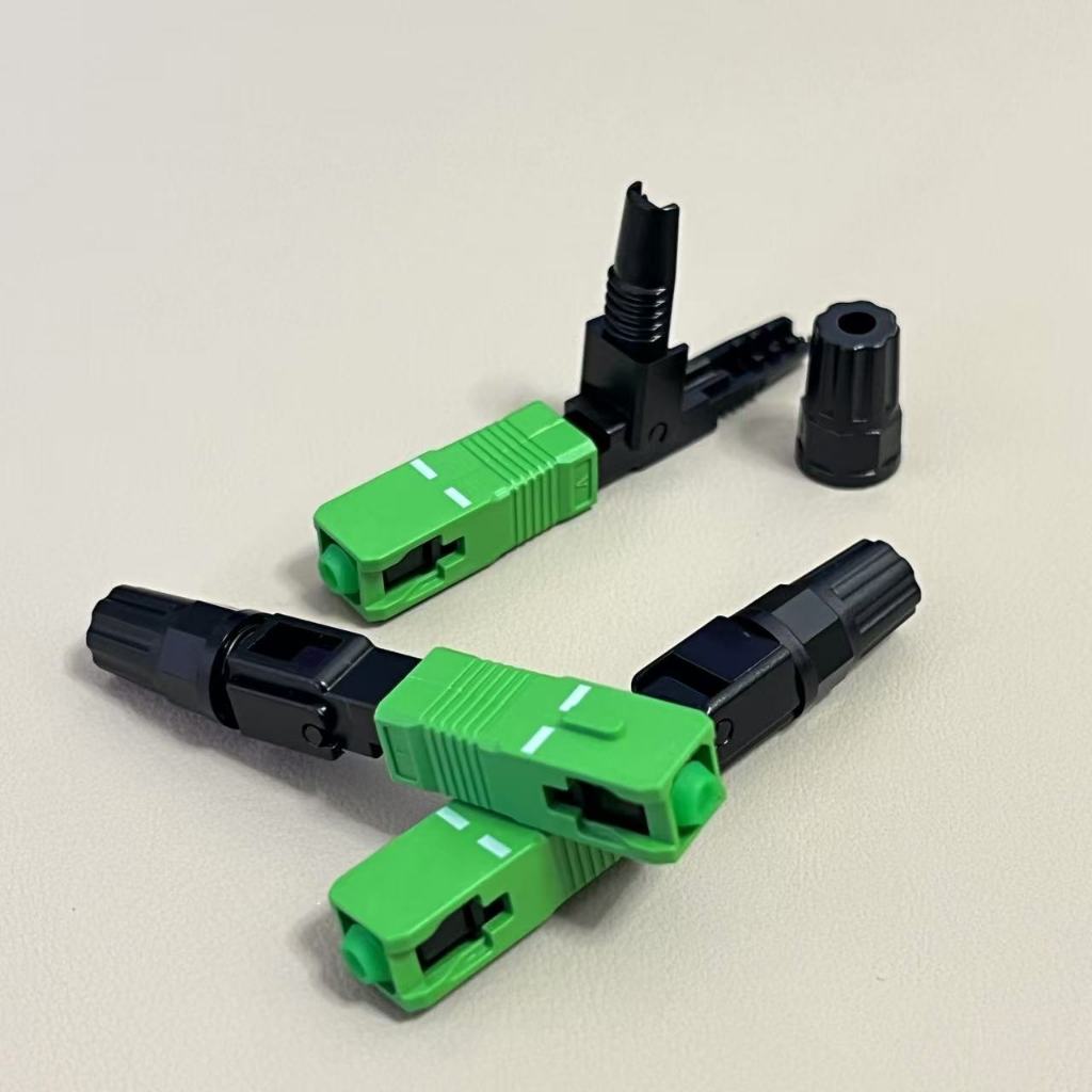 SC APC cold joint optical fiber cold connector, FTTH optical fiber ...