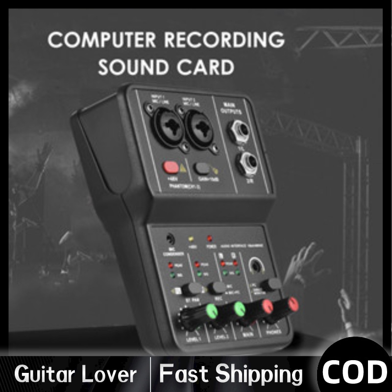 [Local Delivery] Audio Interface Professional Recording Sound Card ...