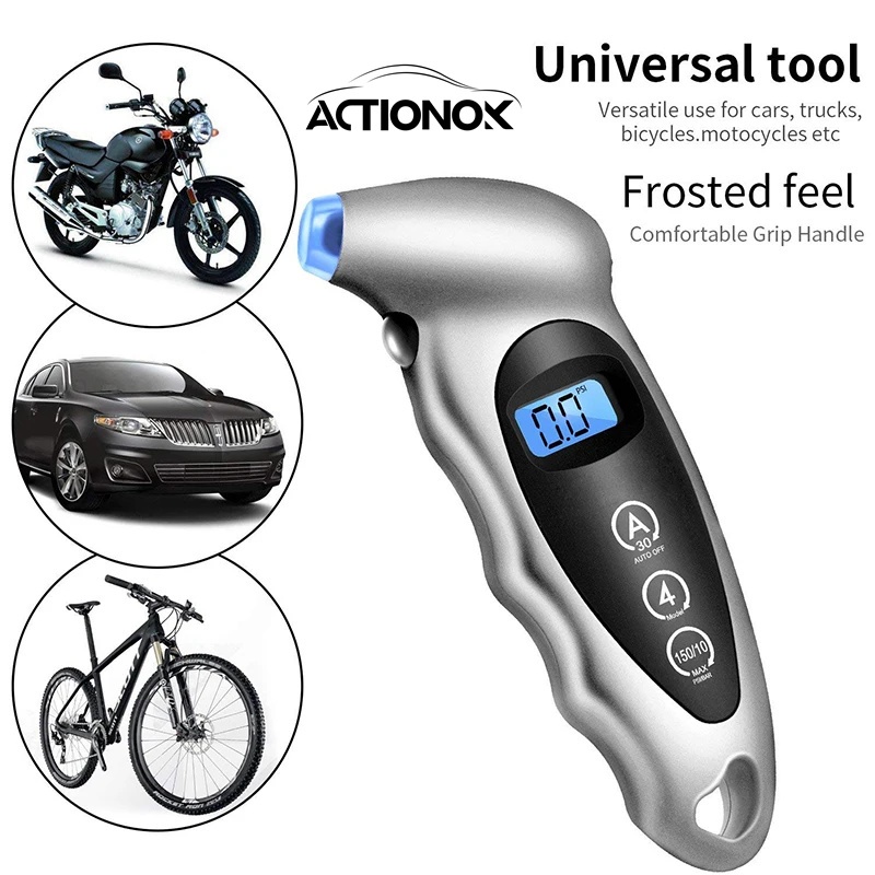ACTIONOK Digital Car Tire Tyre Air Pressure Gauge Meter LCD Display ...