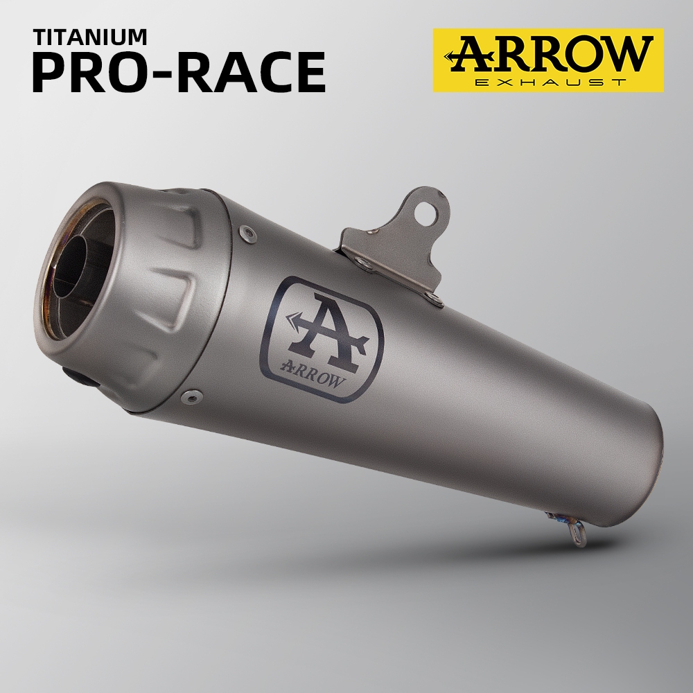 Arrow Pro-Race 60mm full titanium alloy GP motorcycle exhaust pipe ...