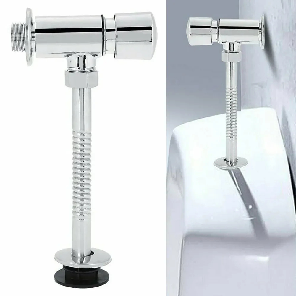 Urinal Pressure Flush Valves Alloy Bathroom Urinal Valve Bath Toilet Manual Flush Valve Bathroom ...