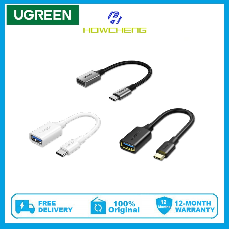 UGREEN USB C to USB Adapter OTG Cable Type C Male to Type A Female ...