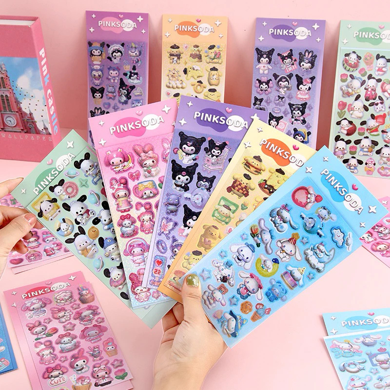 Kuromi 3Dsticker sanrio laser sticker sanrio ALC sticker random 1pcs ...