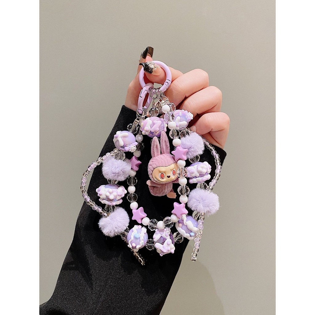 Funny Plush Labubu Phone Strap, Anti Loss and Anti Drop，Simple Soft and ...