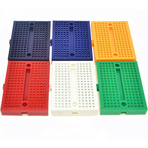 Pcbfun MB102 400/830/170 Tie Points Holes Solderless PCB Breadboard ...
