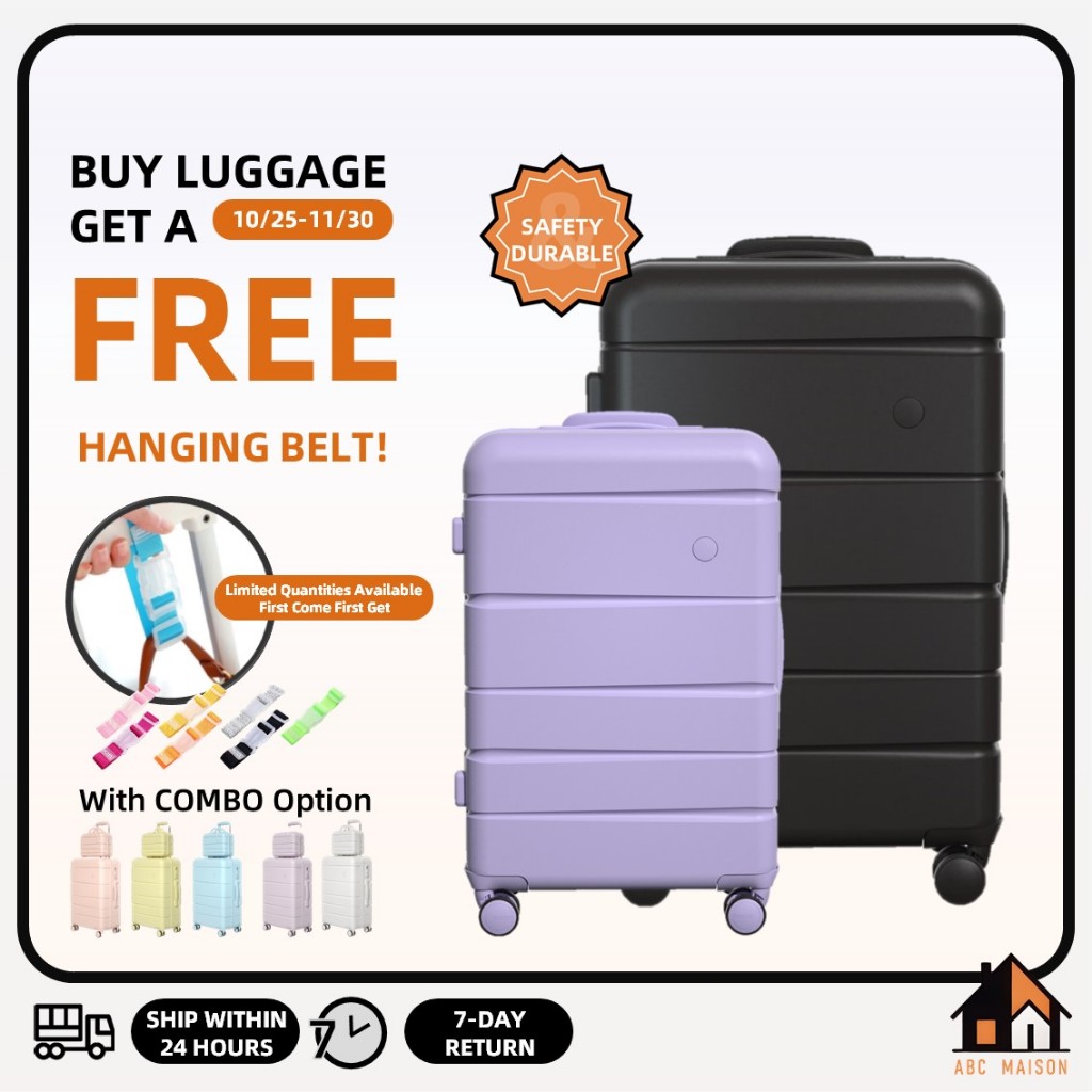 ABC MAISON 20/24/28 Inch Luggage Durable Luggage Travel Bag Cabin