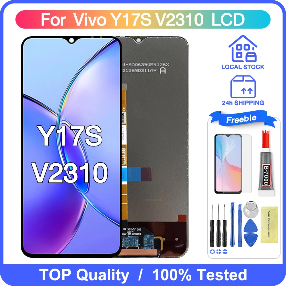 6.56" Original LCD With Frame For VIVO Y17S V2310 LCD Display Touch ...