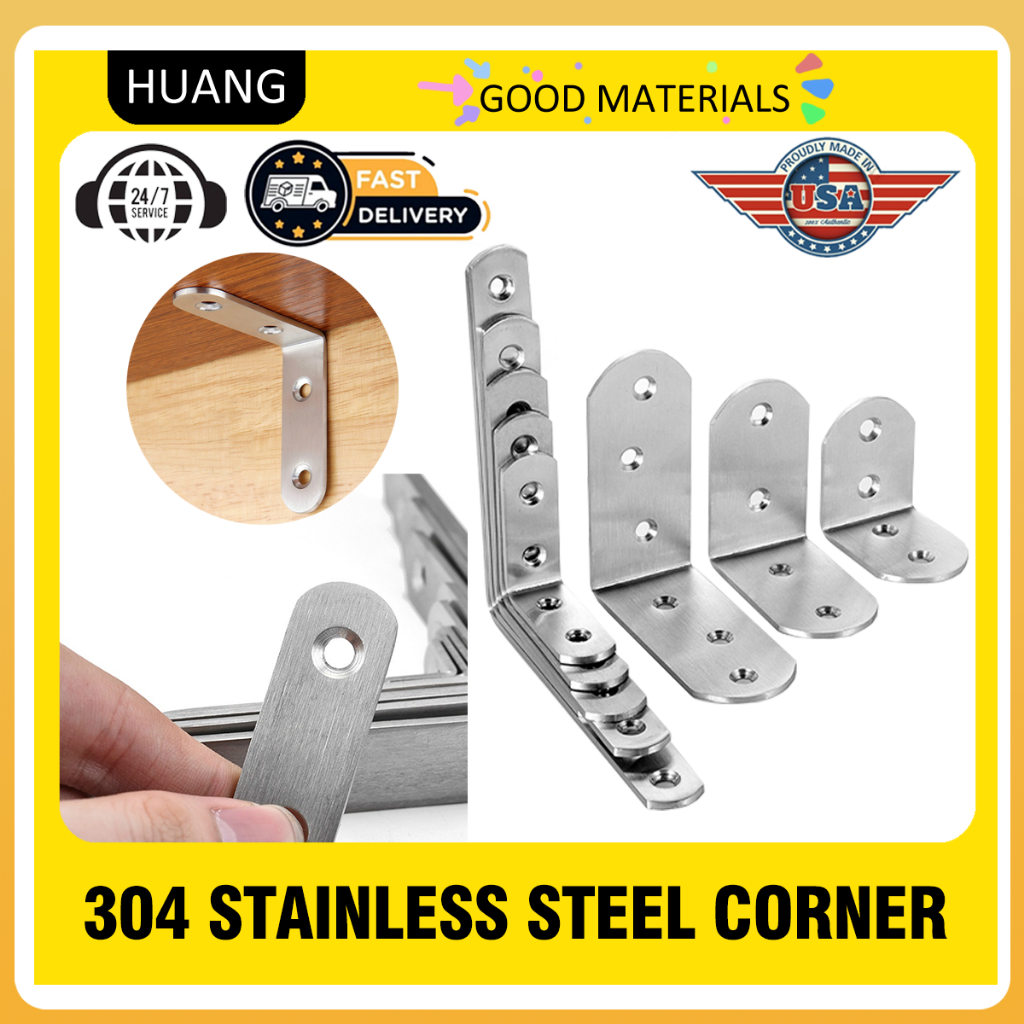 SUS304 Corner Code Hardware Thickened Square Corner Code 90-degree ...