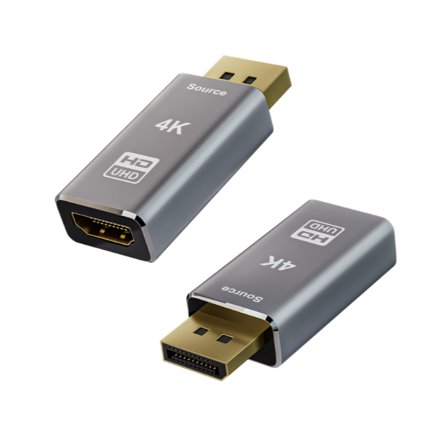 DisplayPort to HDMI Adapter 4K Uni-Directional Gold Plated DP PC to ...