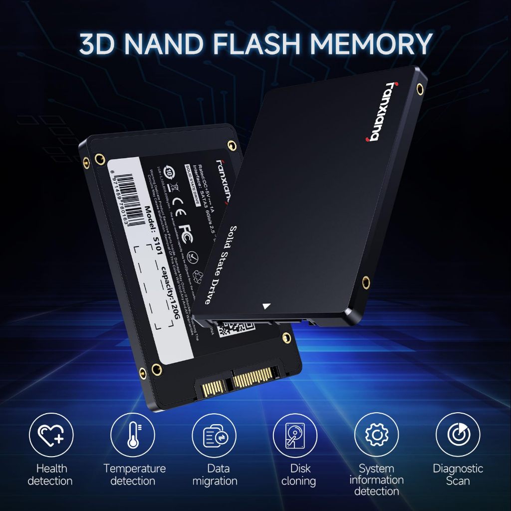 Fanxiang S101Q 2.5″ SATA SSD 256GB 512GB 1TB QLC 550MB/s Solid