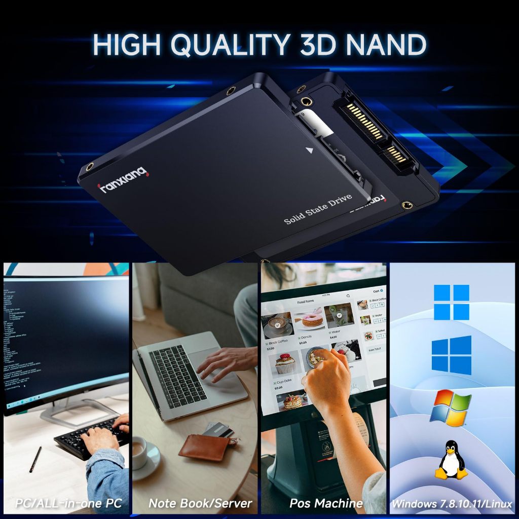 Fanxiang S101Q 2.5″ SATA SSD 256GB 512GB 1TB QLC 550MB/s Solid