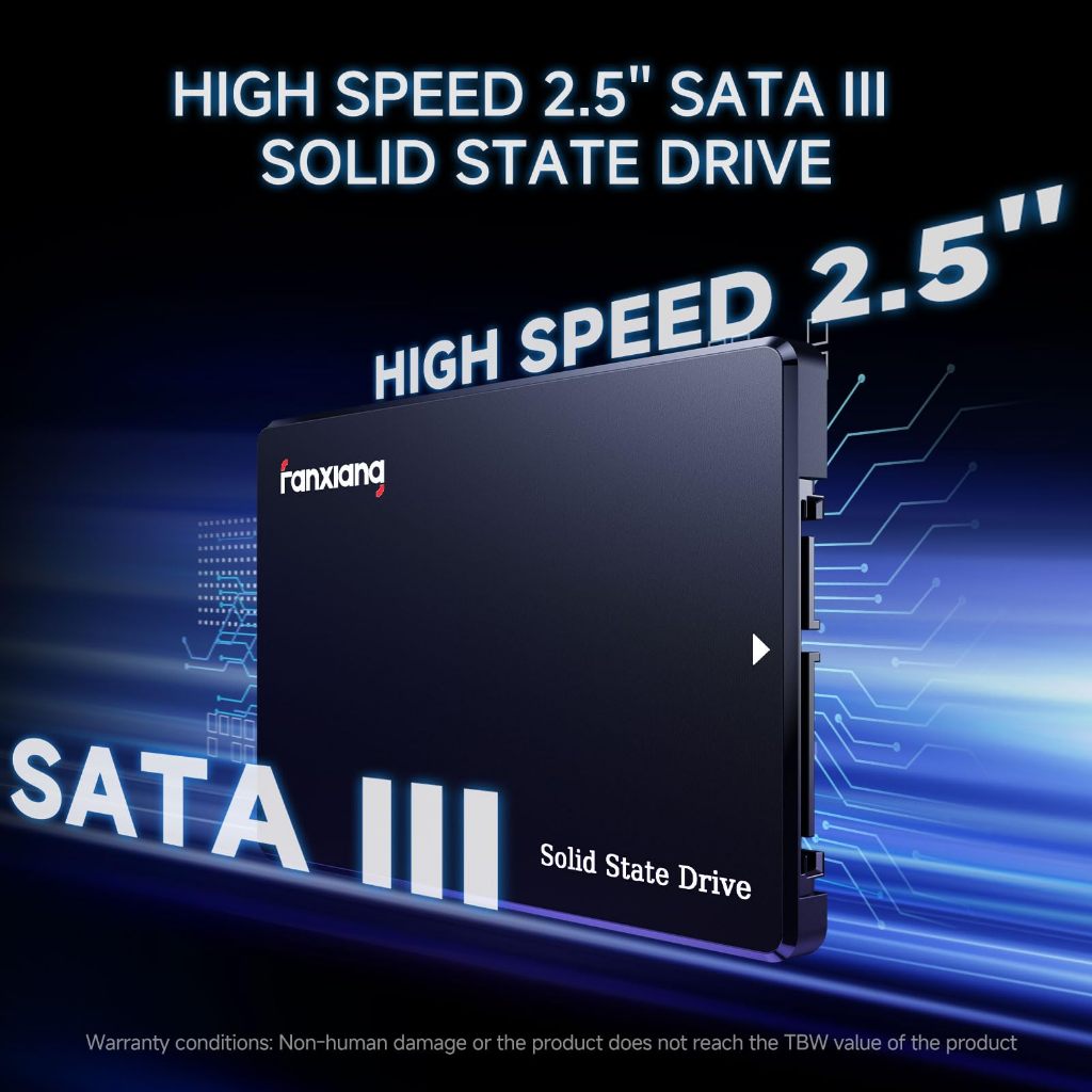 Fanxiang S101Q & SPCC 256GB SSDセット Fanxiang S101Q 2.5″ SATA SSD 256GB 512GB 1TB QLC 550MB/s Solid