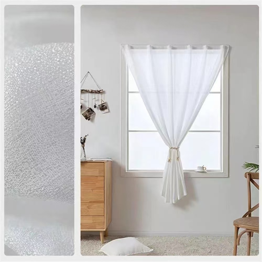 Nest Curtain, Velcro Curtain Using White Translucent See-Through Fabric ...