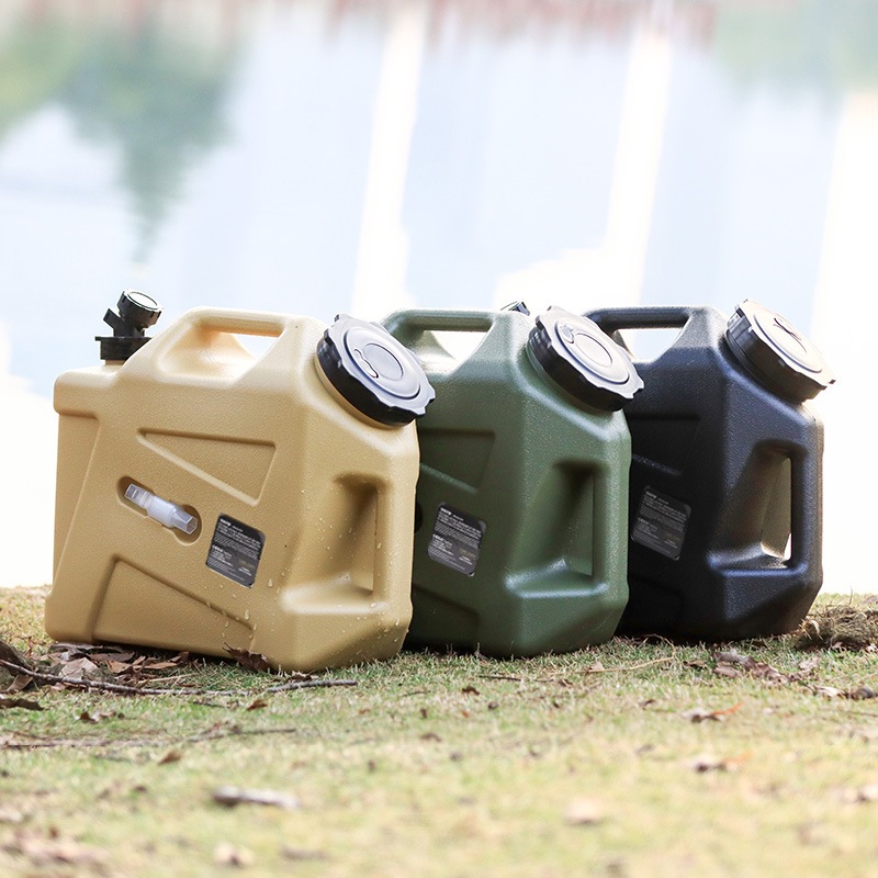 20L Outdoor Water Container with Faucet Food Grade Camping Water Bucket ...