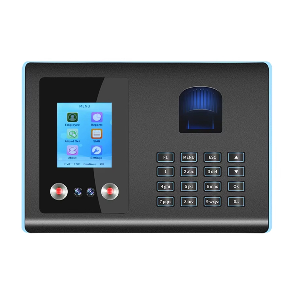 AF01 Biometric Face Facial Fingerprint Recognition Time Attendance No ...