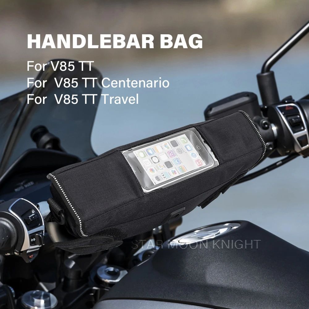 Motorcycle Accessories Travel Tool Bag For Moto Guzzi V85 TT V85TT  Waterproof Bag Storage Handlebar Bag
