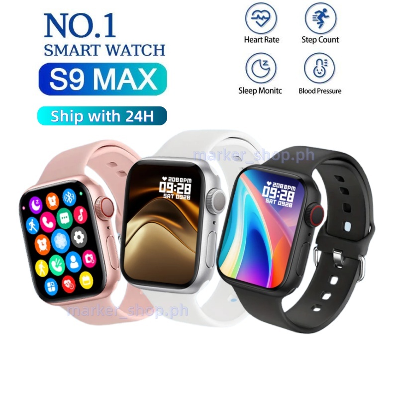 LAXASFIT New Smart Watch S9 Max for Men and Women Sports Watch