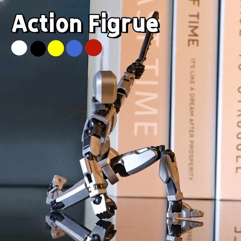 13 Action Figure Full Body Movable Toys Multi-Jointed Movable Robot 3D ...