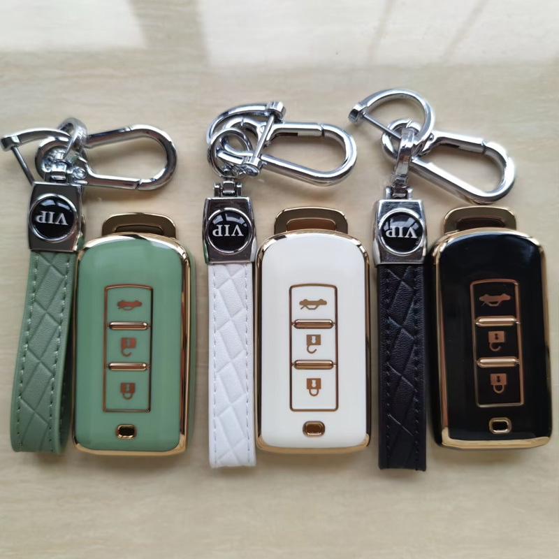 Soft TPU Car Remote Key Case For Mitsubishi Xpander Outlander ASX ...
