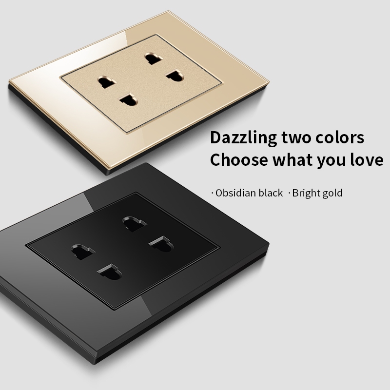 LP 【BUY 1 TAKE 1】 Wall Socket Modern Outlet for Wall Glass Panel ...