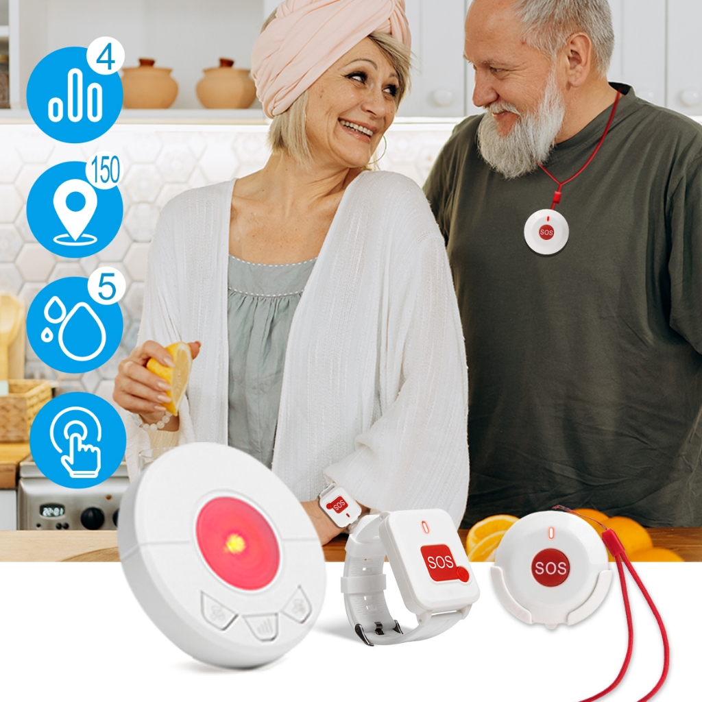 Emergency Bell for Elderly Patient Nurse Calling System Panic Alarm ...