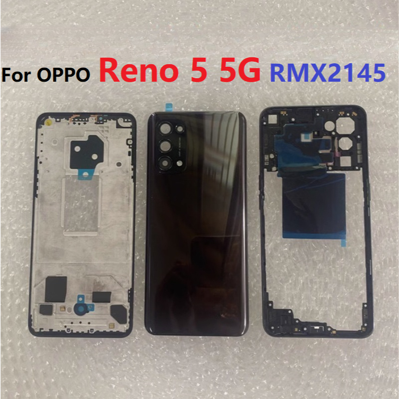 Back cover housing for Oppo Reno 5 5G lcd middle frame RMX2145 | Shopee ...