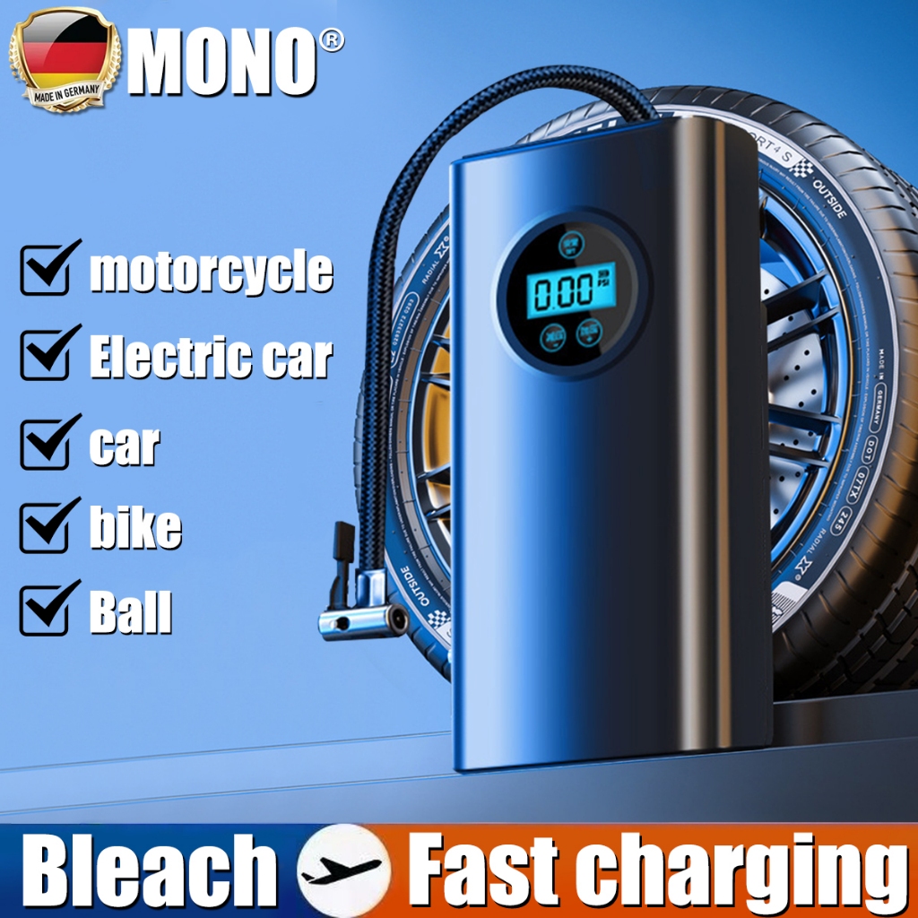 Portable Car Electric Tire Multi-Function Pump 12v Car Pump Inflatable ...
