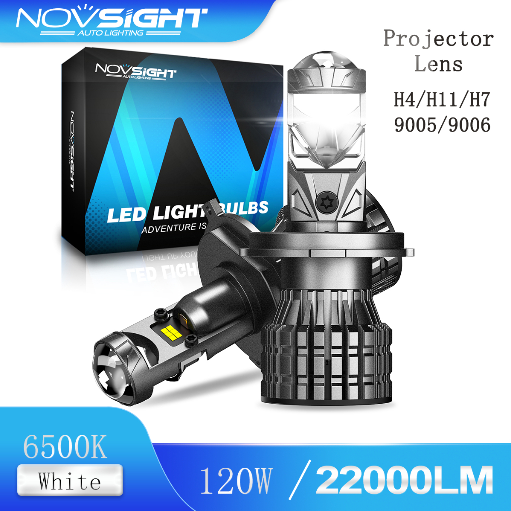 Novsight N92 Car H4 H11 H7 9005 9006 LED Projector Lens Headlight With