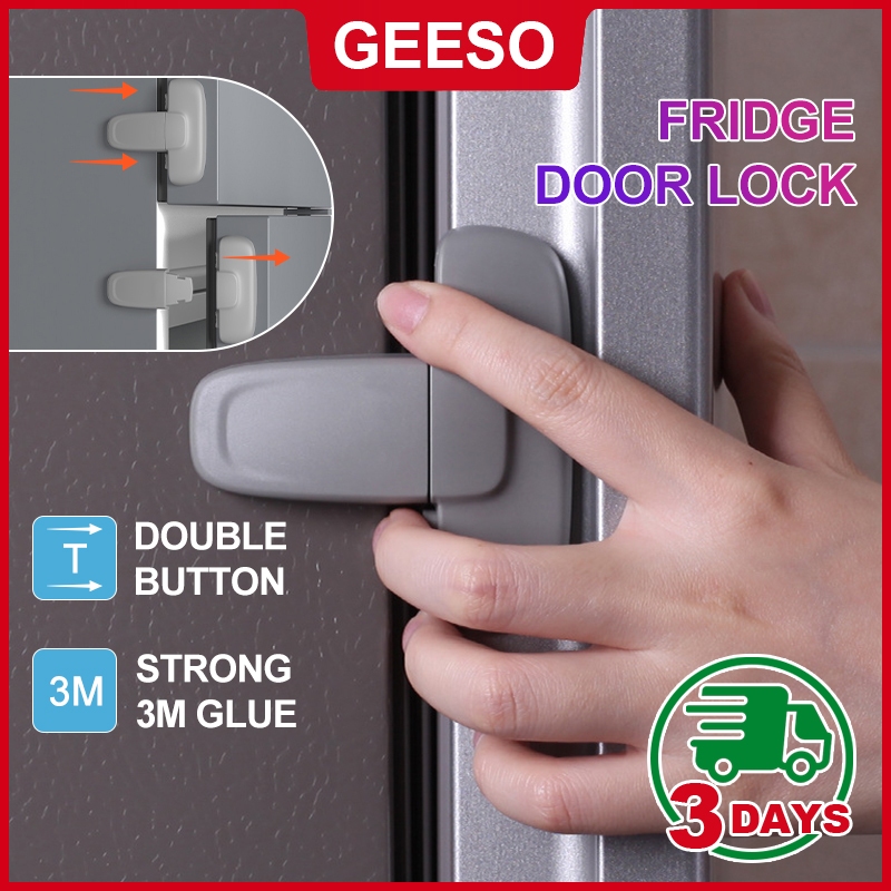 GEESO 1Pcs Fridge Door Lock Child Lock Protector Cabinet Lock Door ...