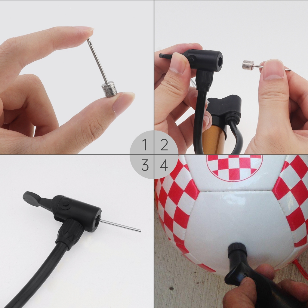 Stainless Steel Air Ball Pump Inflation Needle Pins for Football ...