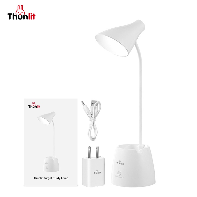 Thunlit Target Study Lamp for Students USB Plug-in 8W LED Dimmable Desk ...