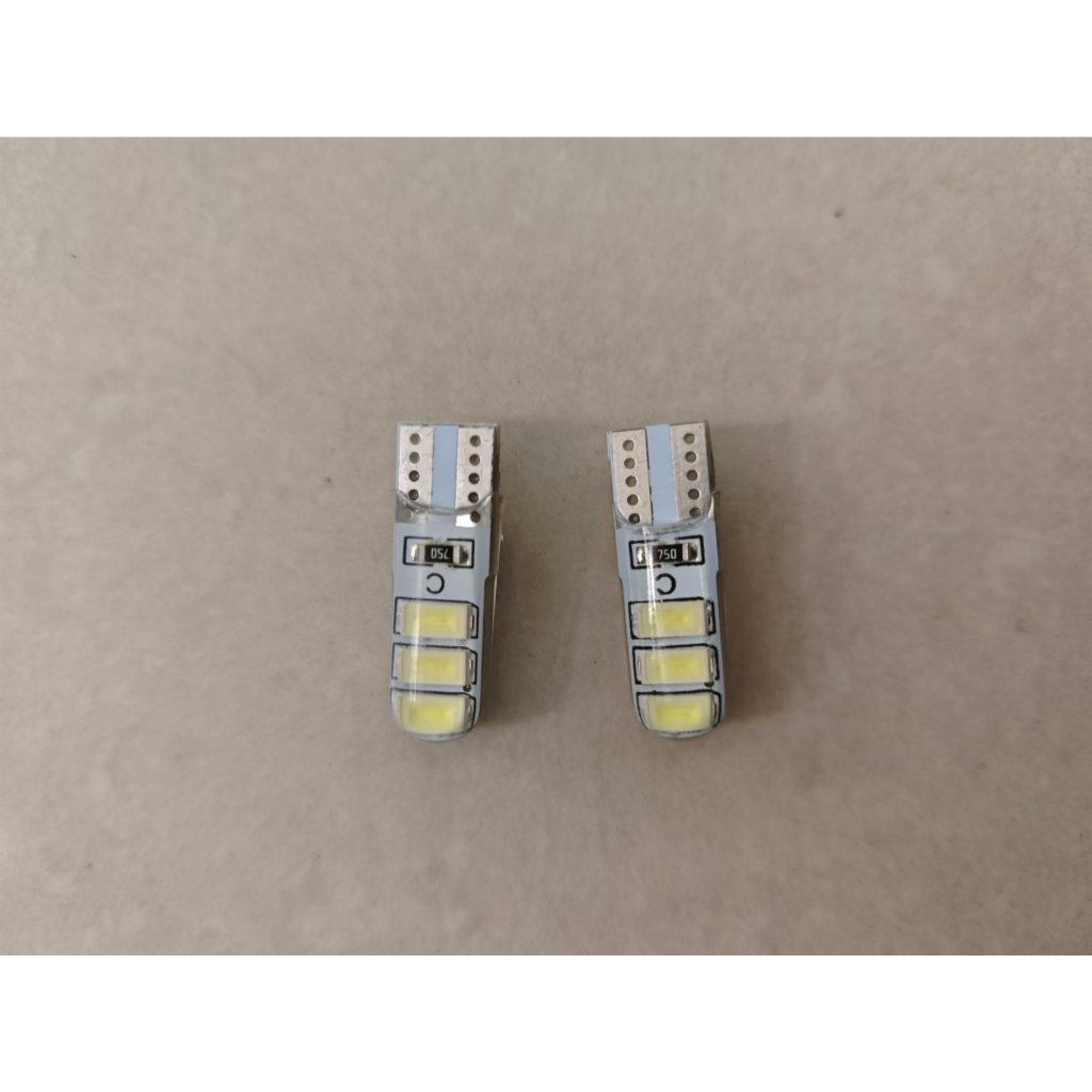 2pcs T10 Led Park Light White Vios Innova Fortuner City Civic Montero ...