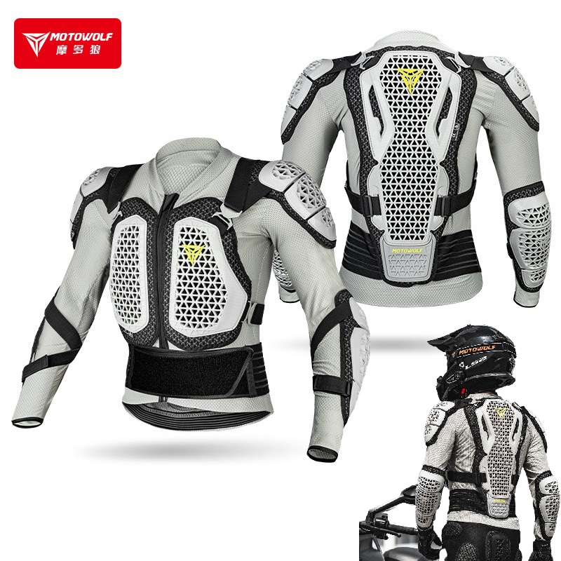 New Motowolf Motorcycle Body Protective Jacket Armor Men, Motocross ...