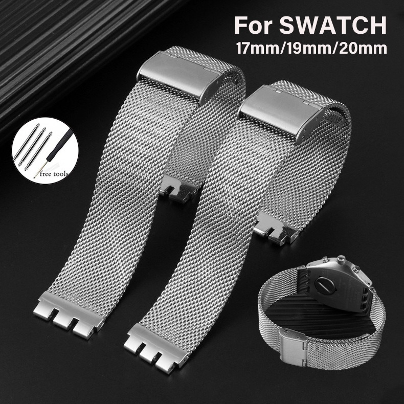Vinciann Milanese Mesh Metal Bracelet Strap For Honor Band 4 & Honor Band 5 - Stainless Steel