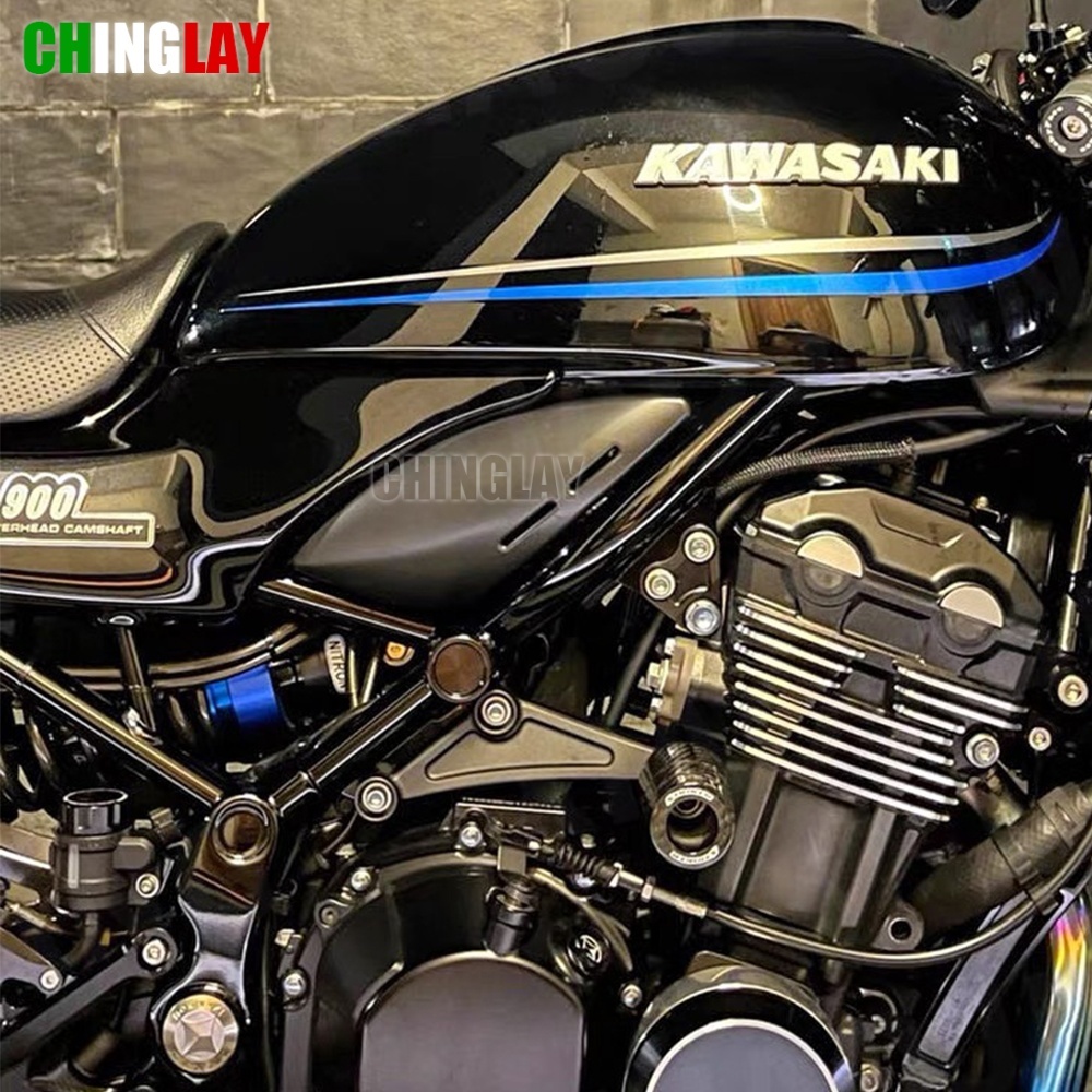 Voor Kawasaki Z900rs Vork Buizen Cover Embleem Lelijke Trim Cover Front Shock Horn Accessoire Z 900 Rs 900rs Cafe Cowl 2018 2022 Zr900