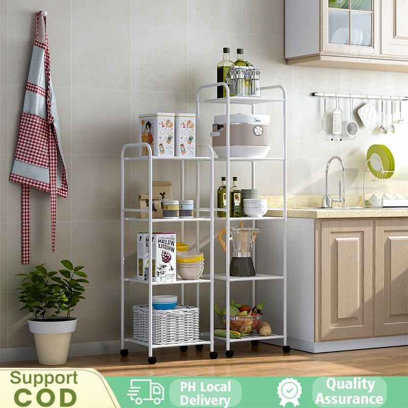 5 Layer Bathroom Rack Storage Organizer Kitchen Storage Rack Bedroom ...