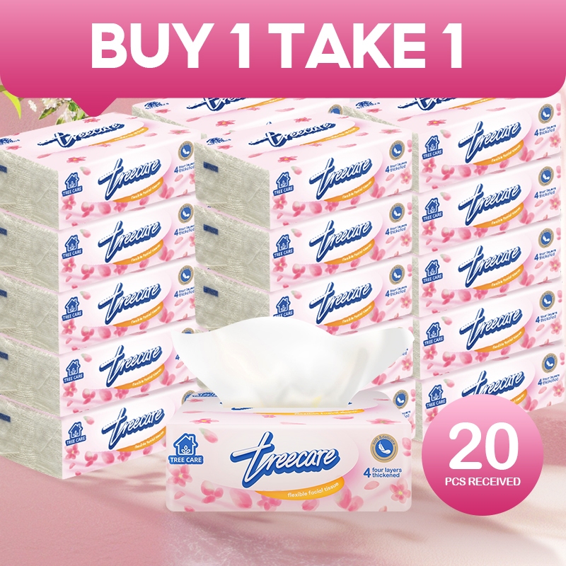 buy 1 take 1 Facial Tissue Sakura 10 Packs 4Ply 300 sheets per pack ...
