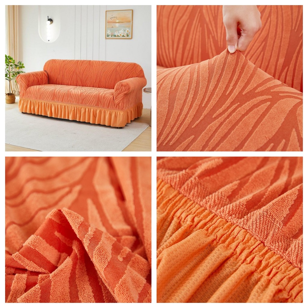NICE*The latest image wave pattern thickened fabric 1/2/3/4 seat ...