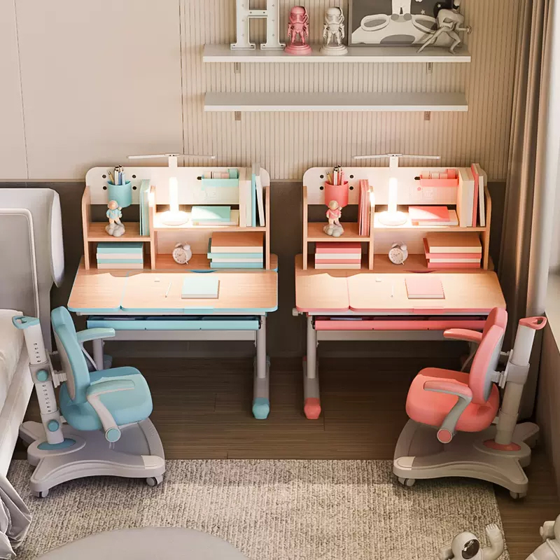 SWEEKIDS kids study table and chairs Extendable table Ergonomic chair Desks  and chairs exclusively for students