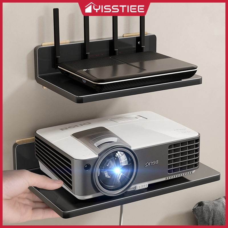 YissTiee Projector bracket, wall mounted storage rack, wall mounted ...
