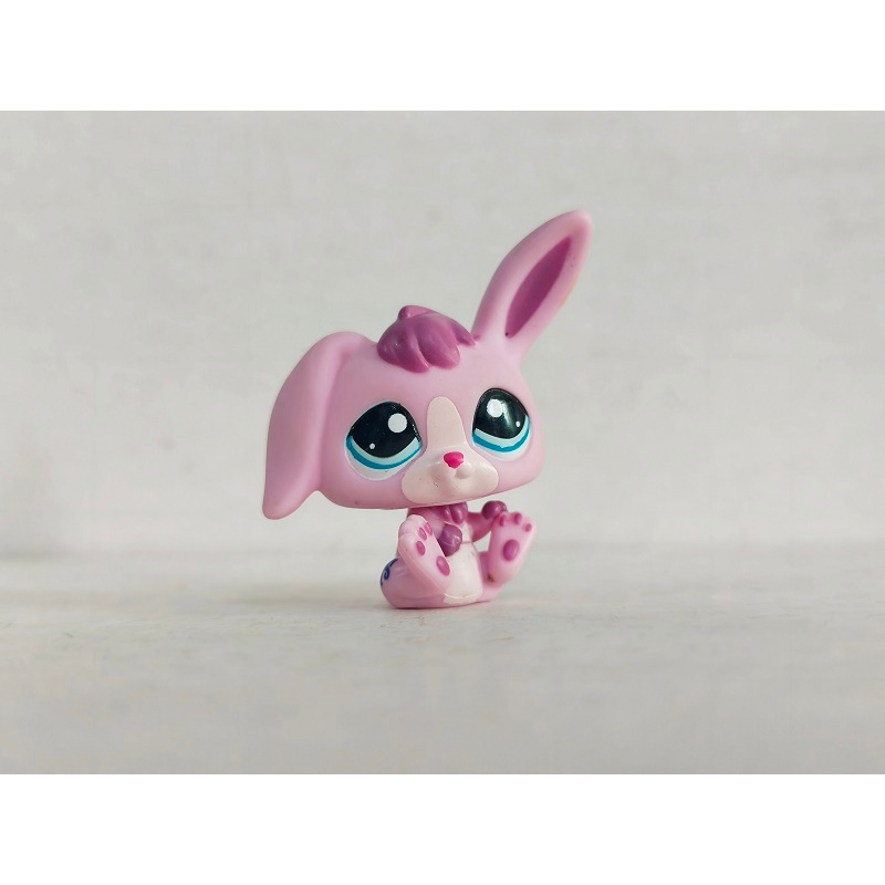 LPS Figure Pink Bunny Green eyes #7072 Littlest Pet Shop toy | Shopee ...
