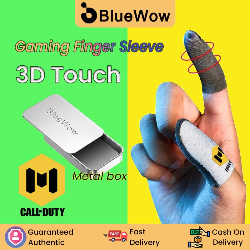 【Super Quality】BlueWow Finger Sleeve Gaming for PUBG Mobile Games Ultra ...