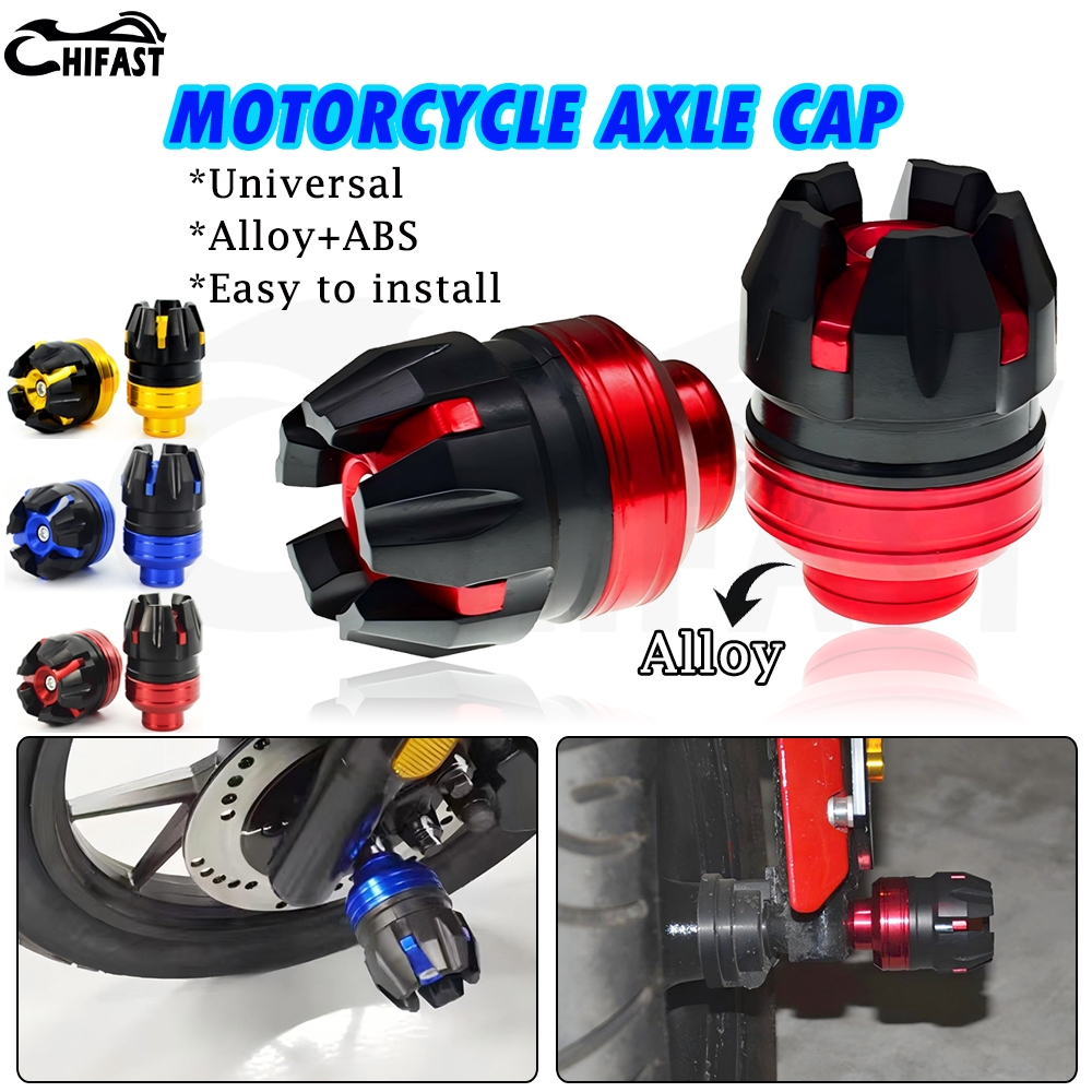 HIFAST 1Pair Motorcycle Axle cap Nut Cap Front Shock Universal | Shopee ...